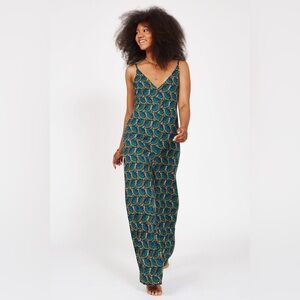 NWT Silk & Salt Peacock Jumpsuit - Medium